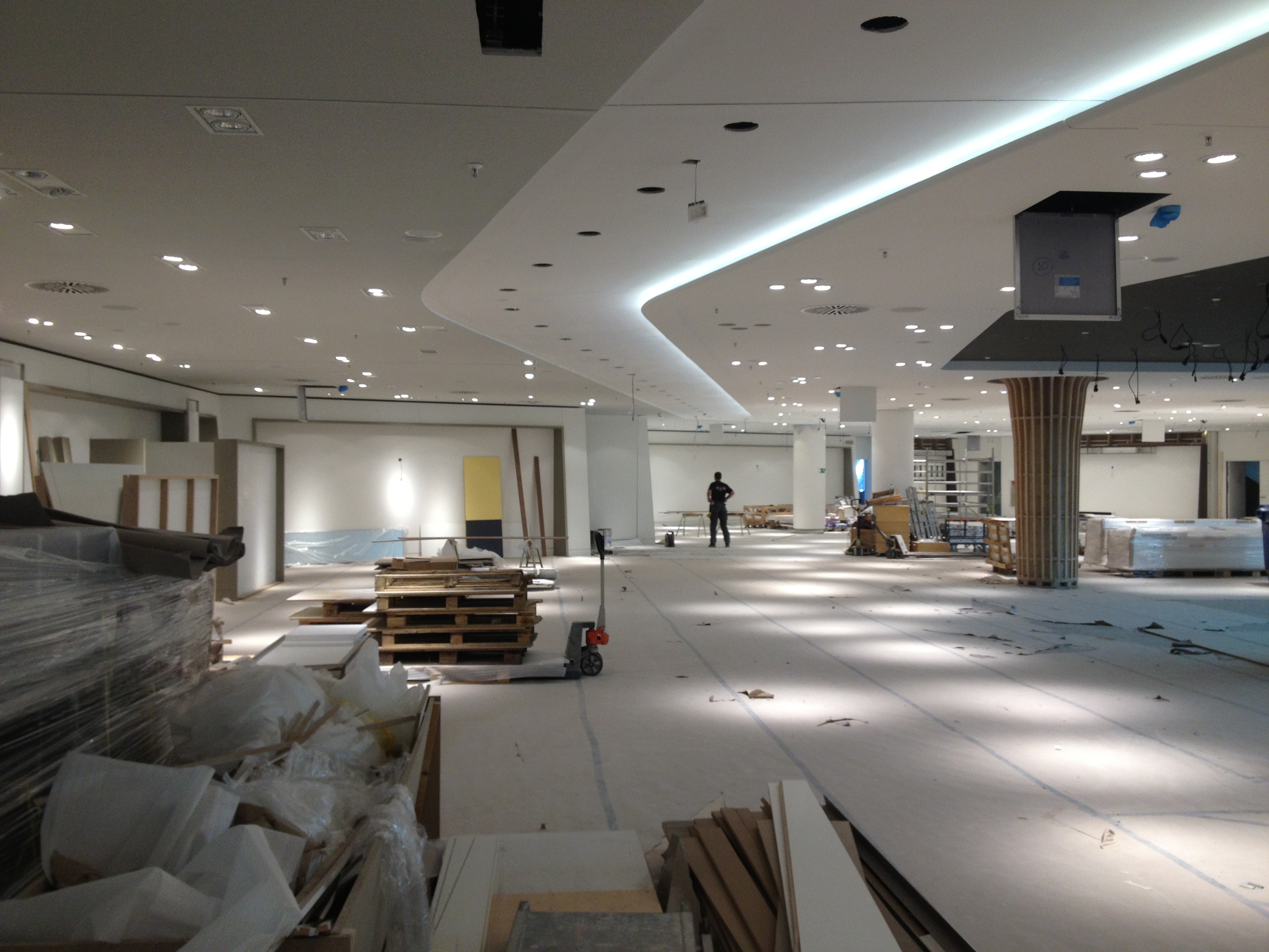 Projektflaeche im Ausbau